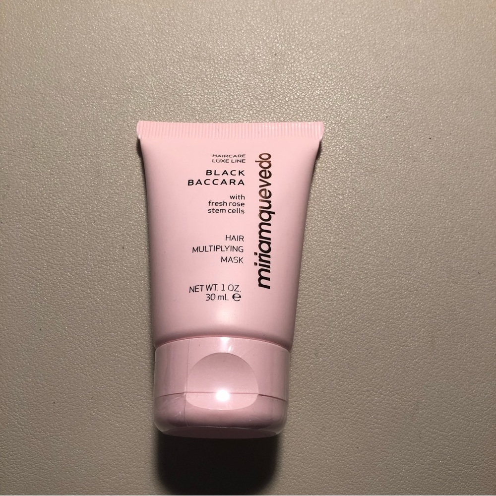 🤍3/$25🤍 Miriam Quevedo Black Baccara Hair Multiplying Mask Sample